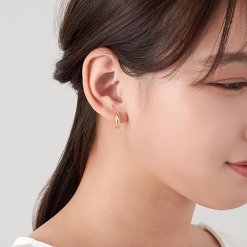 VAヴァンドーム青山　18金YGフープ楕円ピアス美品 AGVA1594__YG ゴールド フープ ピアス｜ピアス｜ヴァンドーム